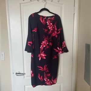 Calvin Klein Black with Pink/ Red floral print